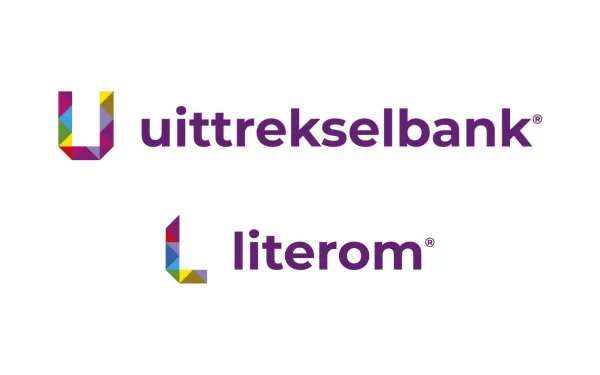 logo uittrekselbank en literom